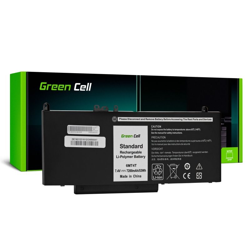 Baterija za laptop GREEN CELL DE162 (kapacitet 7200mAh, napon 7.4V)-0