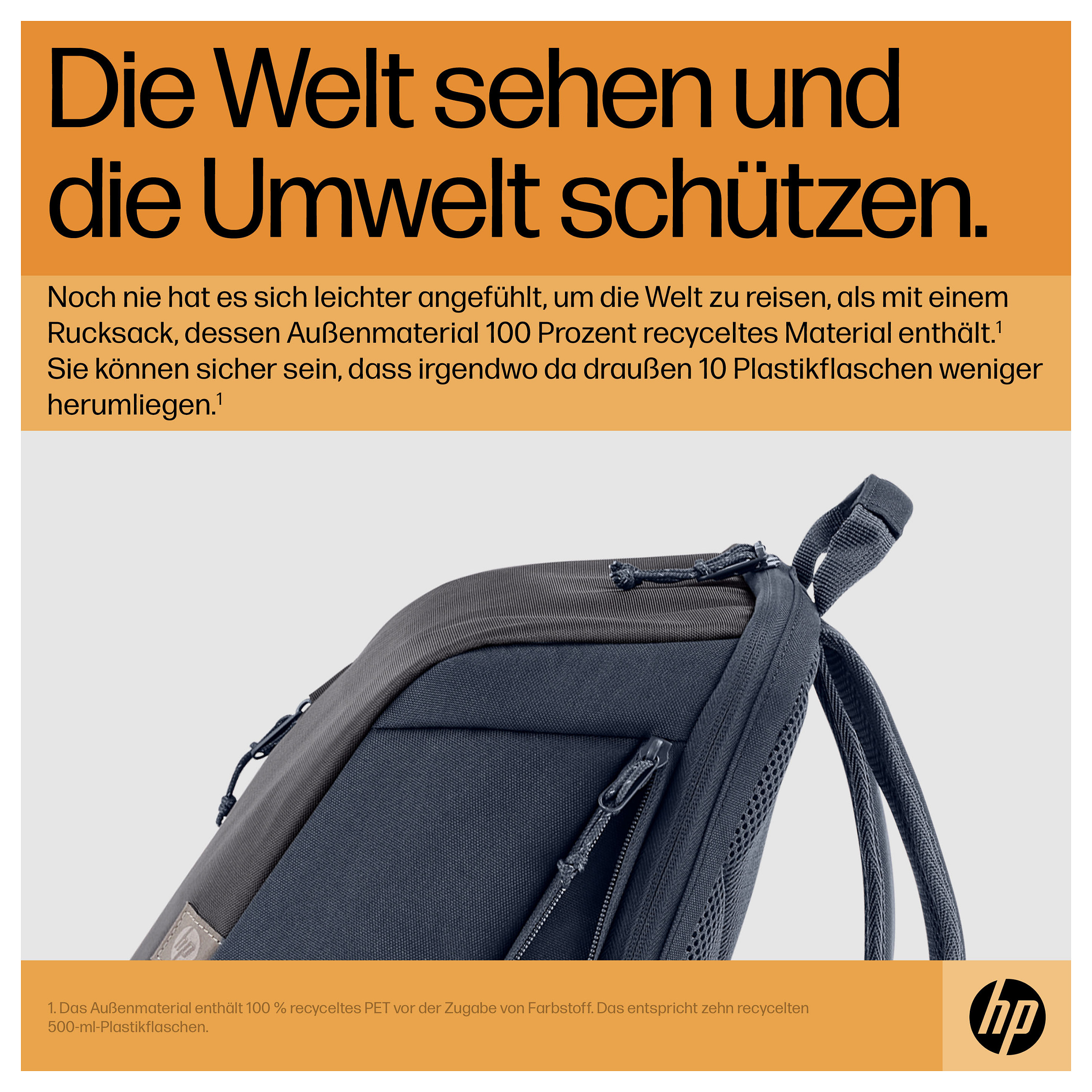 Ruksak HP TRAVEL 15.6 (siva boja, 18 L, poliester)-8