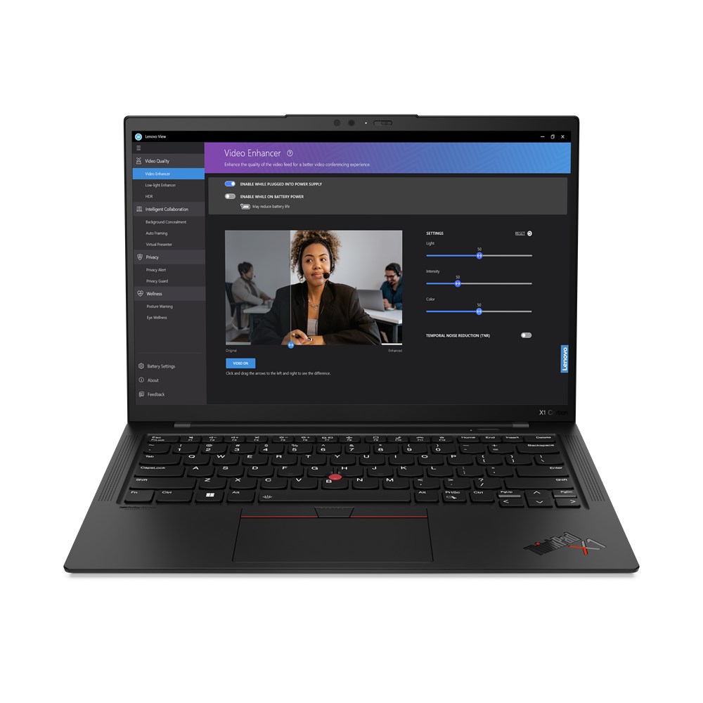 Laptop LENOVO ThinkPad X1 Carbon G11 (14" IPS, 1920 x 1200, Intel® Core™ i7-1355U, 32GB RAM, 1TB SSD, Intel Iris Xe Graphics, Win 11 Pro) crni-3
