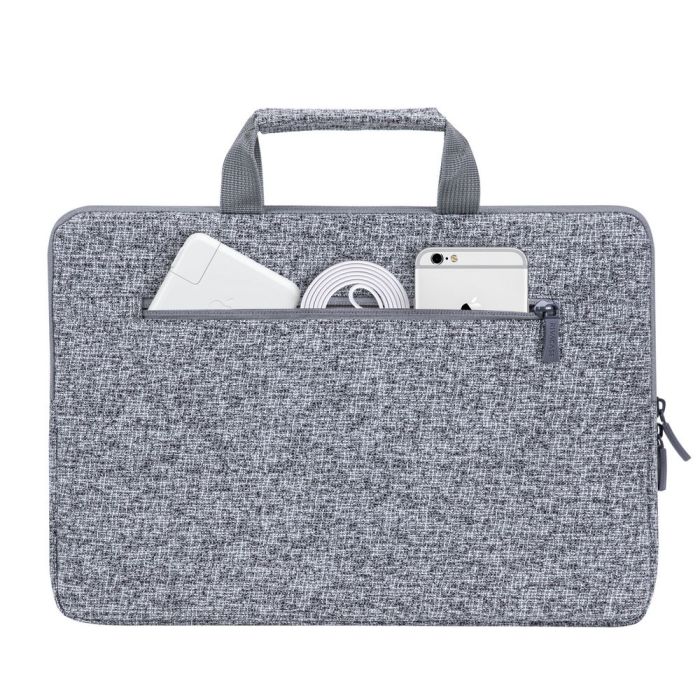 Futrola za laptop RIVACASE Anvik (13.3 inča, s ručkom) svijetlo siva-1