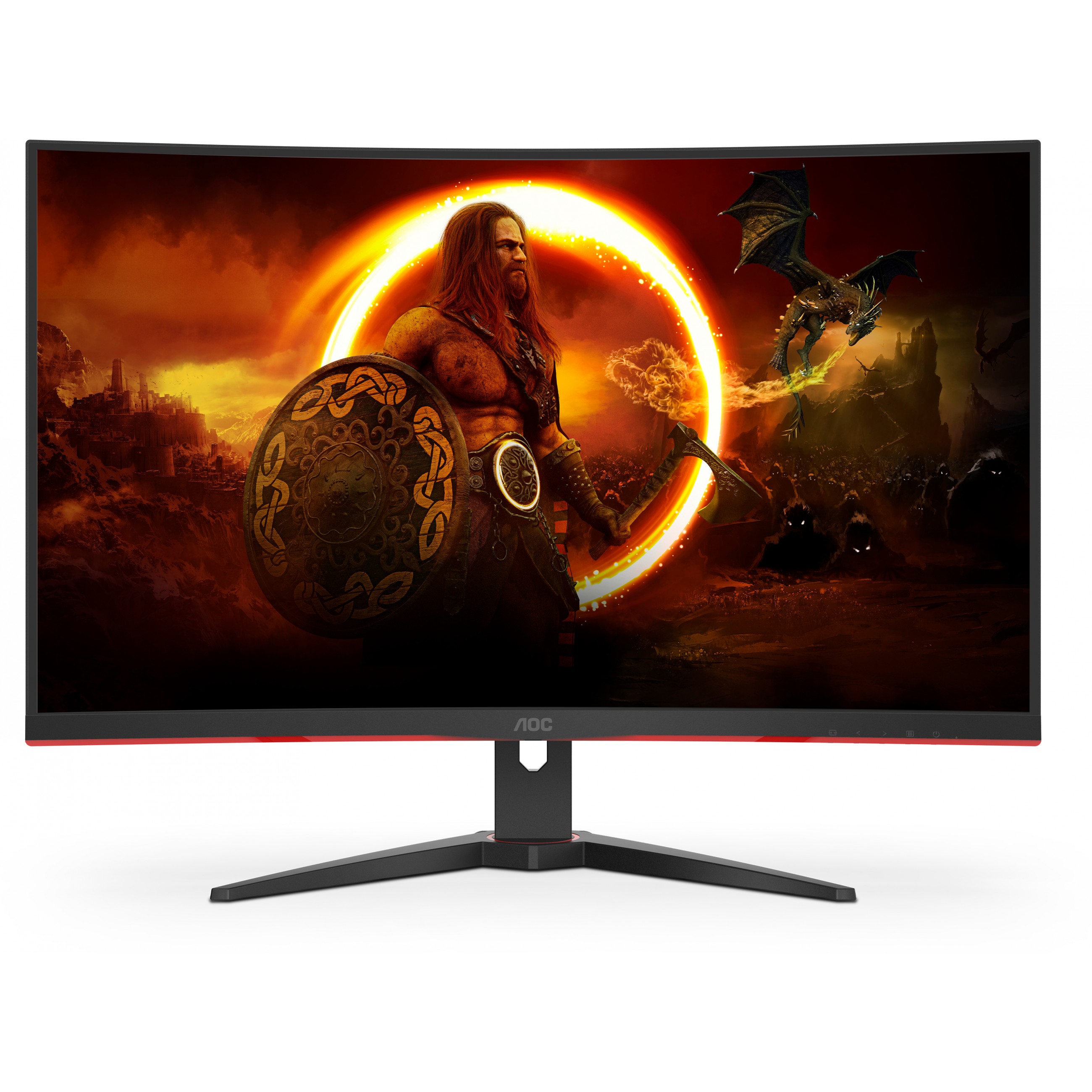 Gaming monitor AOC C32G2ZE 31.5" LED VA 240Hz, zakrivljeni-20