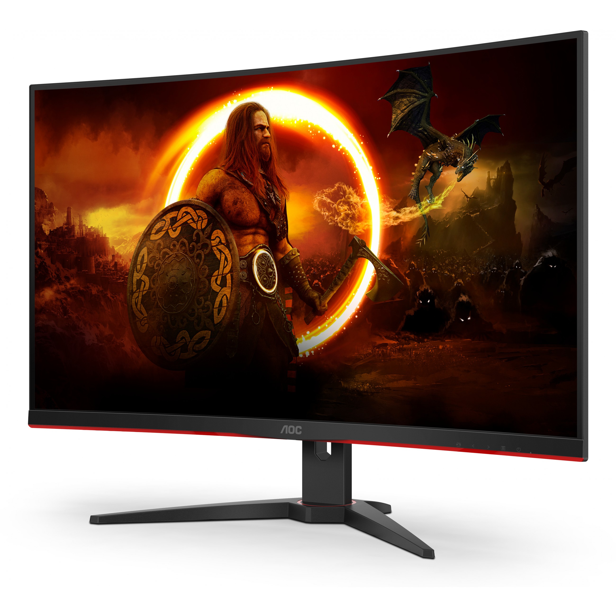Gaming monitor AOC C32G2ZE 31.5" LED VA 240Hz, zakrivljeni-21