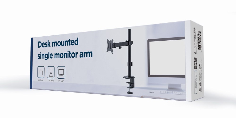 Gembird MA-D1-03 monitor mount / stand 81.3 cm (32") Black Desk-22