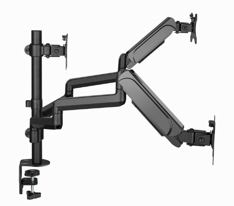 Gembird MA-DA3-01 Desk mounted adjustable mounting arm for 3 monitors (full-motion), 17”-27”, up to 7 kg-0