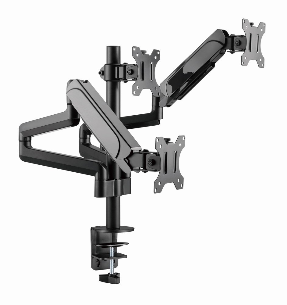 Gembird MA-DA3-01 Desk mounted adjustable mounting arm for 3 monitors (full-motion), 17”-27”, up to 7 kg-12