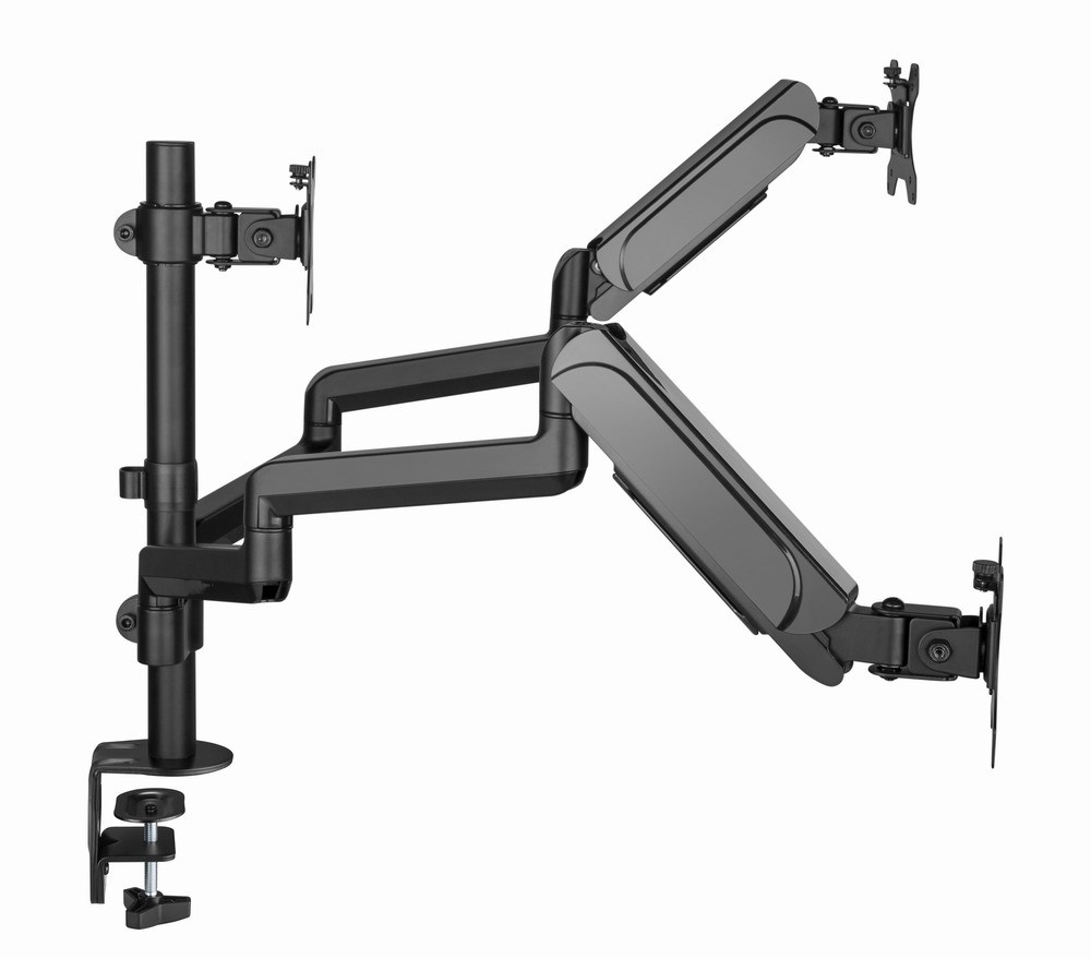 Gembird MA-DA3-01 Desk mounted adjustable mounting arm for 3 monitors (full-motion), 17”-27”, up to 7 kg-17