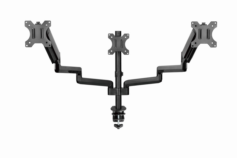 Gembird MA-DA3-01 Desk mounted adjustable mounting arm for 3 monitors (full-motion), 17”-27”, up to 7 kg-18