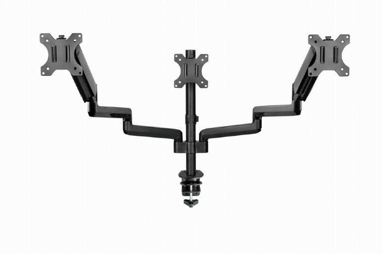 Gembird MA-DA3-01 Desk mounted adjustable mounting arm for 3 monitors (full-motion), 17”-27”, up to 7 kg-1
