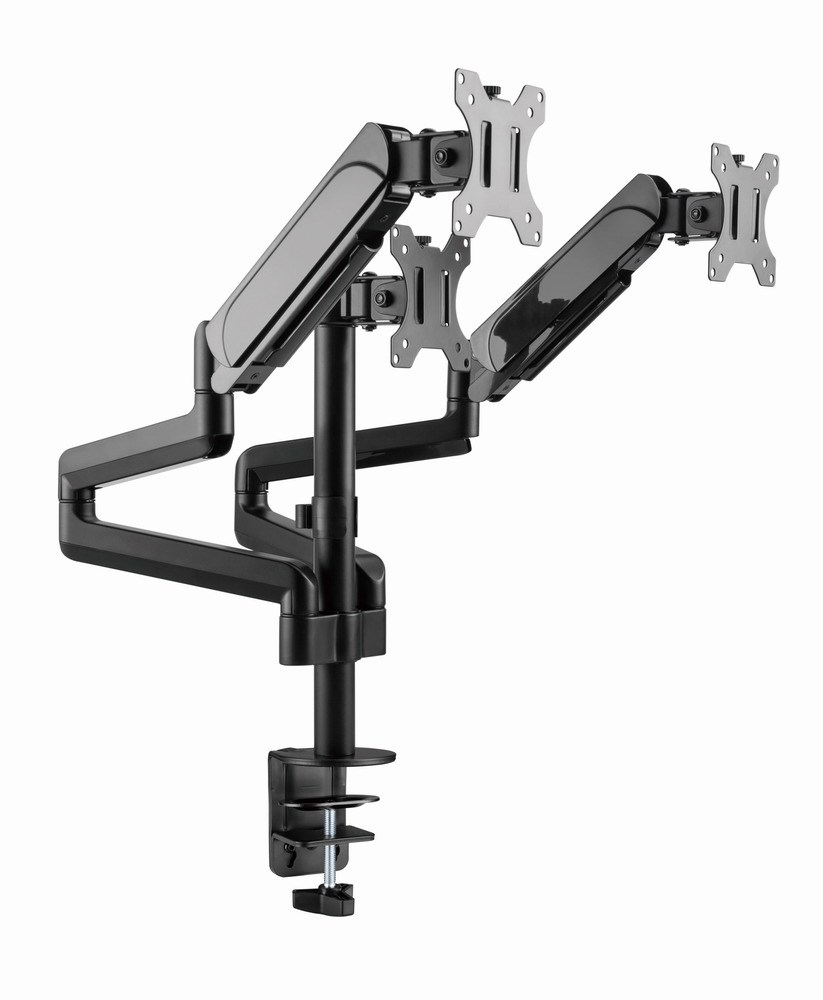 Gembird MA-DA3-01 Desk mounted adjustable mounting arm for 3 monitors (full-motion), 17”-27”, up to 7 kg-13