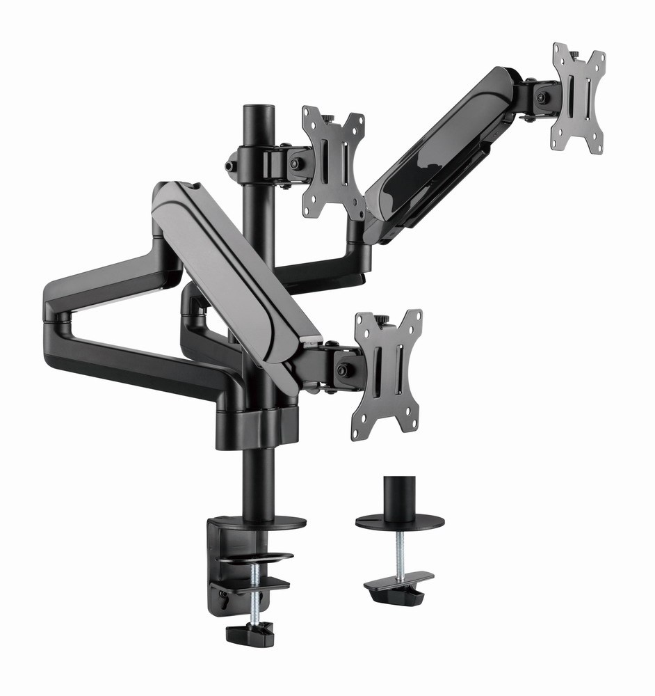 Gembird MA-DA3-01 Desk mounted adjustable mounting arm for 3 monitors (full-motion), 17”-27”, up to 7 kg-15
