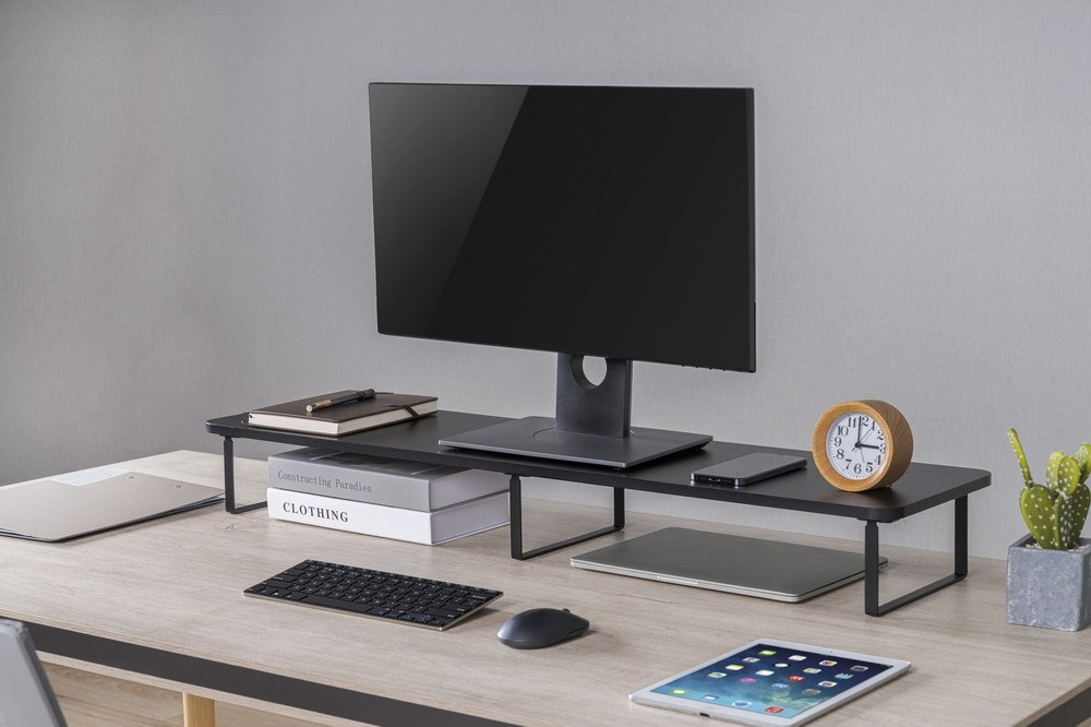 Stalak za dva monitora GEMBIRD MS-TABLE2-01 (stolni) crna-21