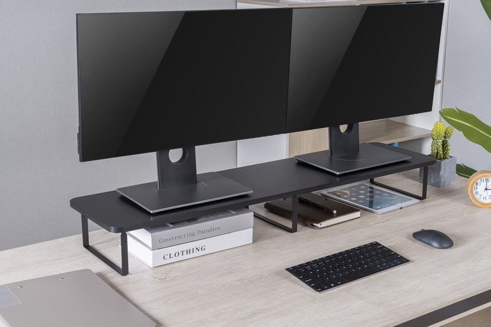 Stalak za dva monitora GEMBIRD MS-TABLE2-01 (stolni) crna-8