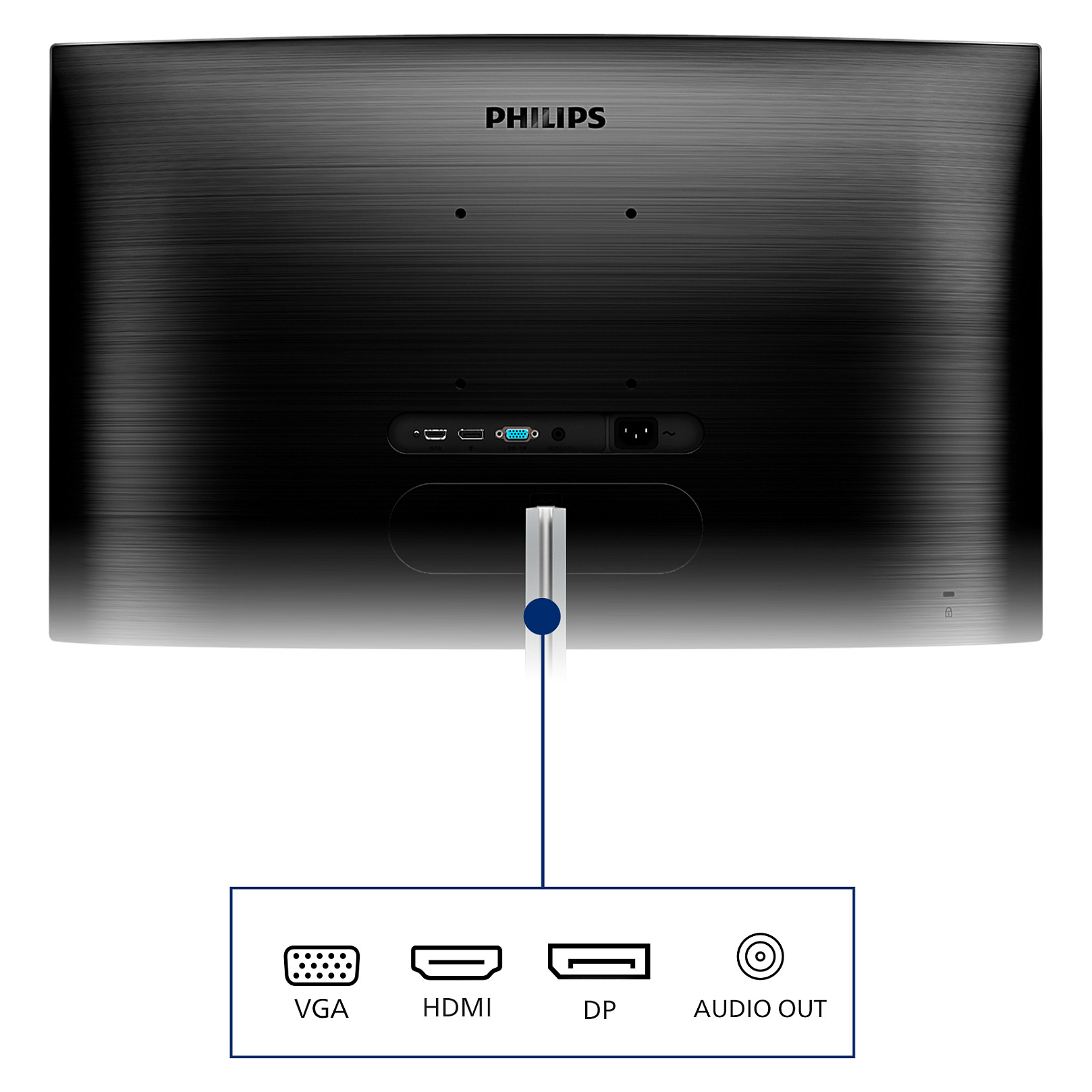 Monitor PHILIPS E Line 325E1C/00 (31,5" VA, QHD, 75Hz)-12