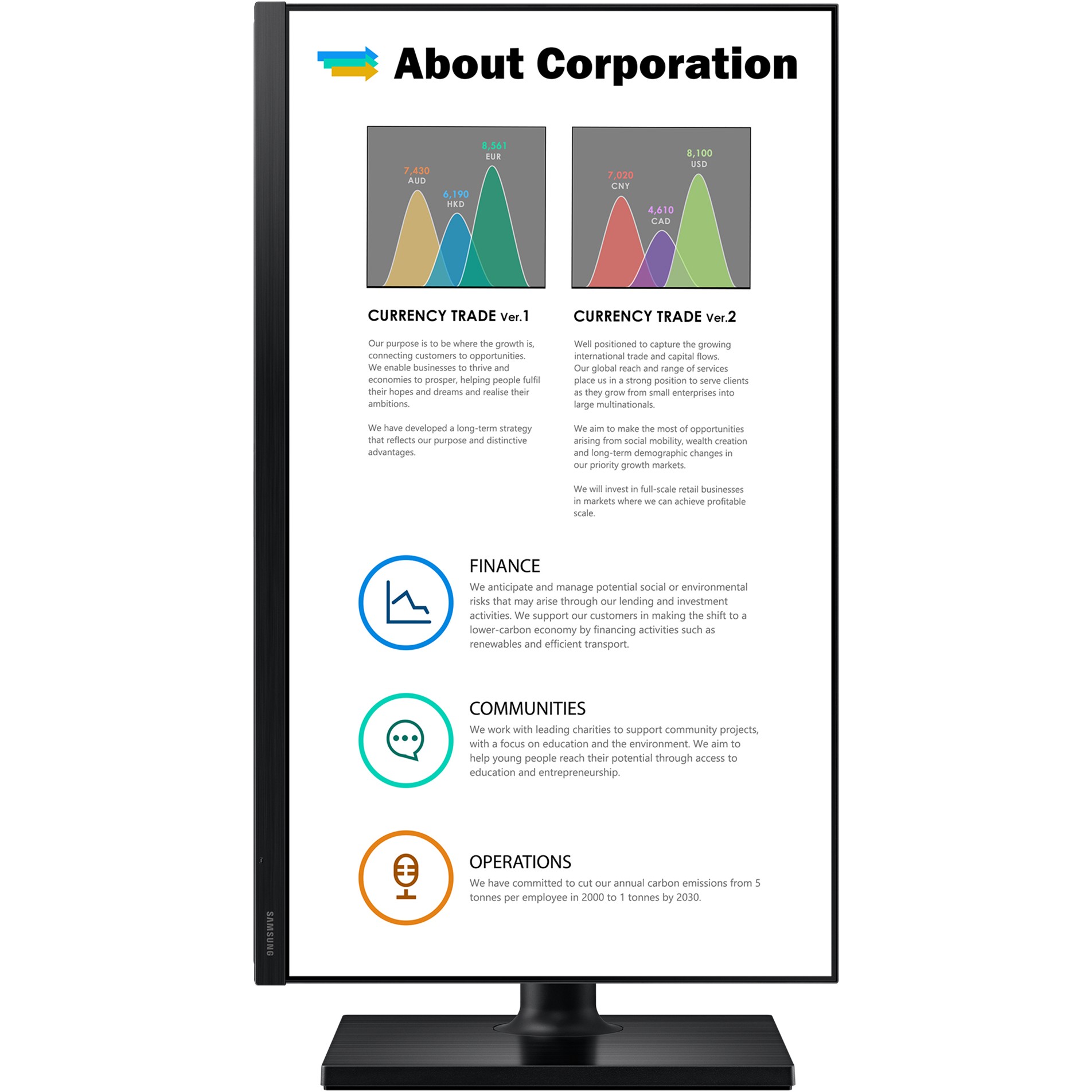 Led zaslon SAMSUNG LF27T450FZU (68.6 cm, 1920 x 1080 piksela, Full HD) crna-7