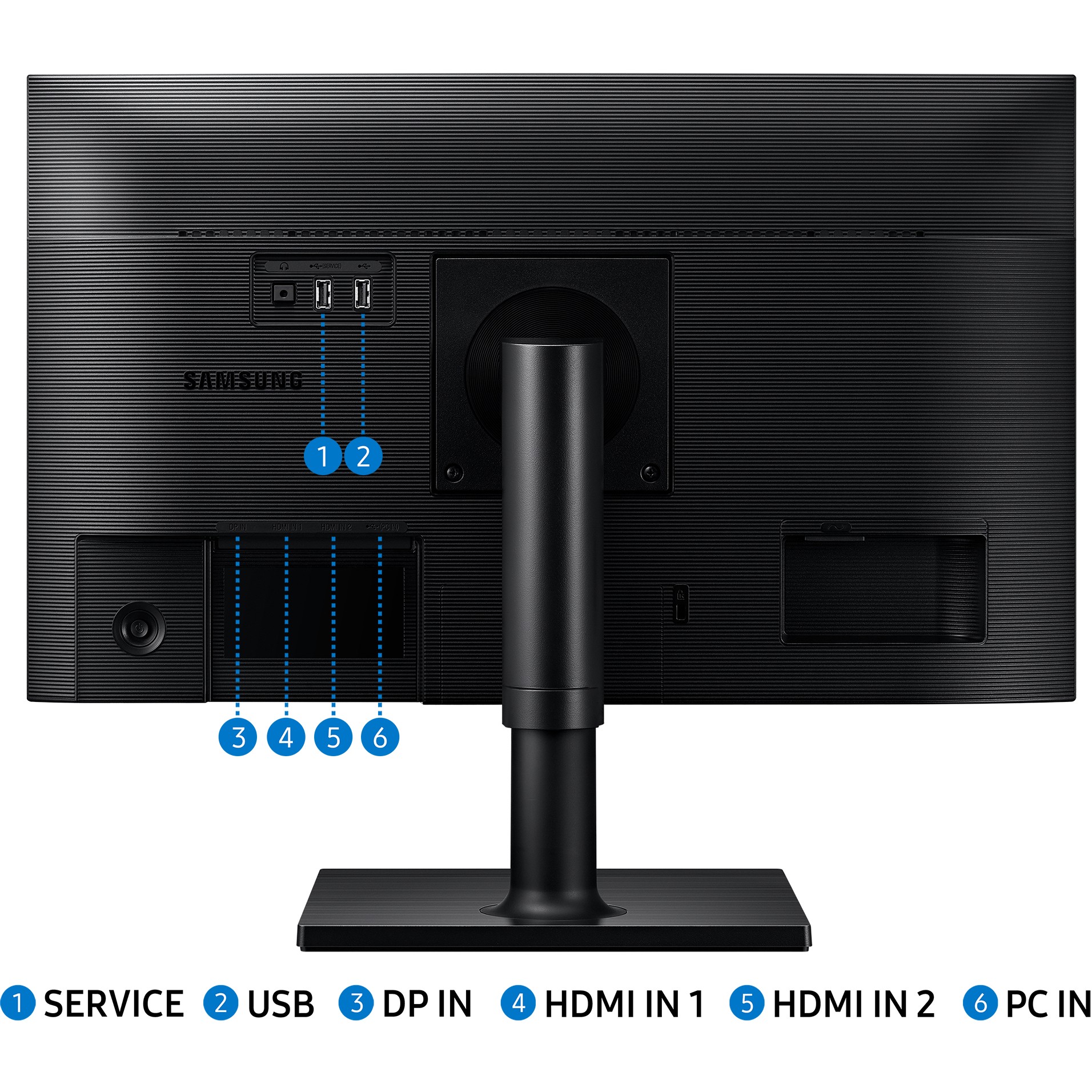 Led zaslon SAMSUNG LF27T450FZU (68.6 cm, 1920 x 1080 piksela, Full HD) crna-15