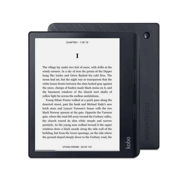E-book čitač KOBO Rakuten Sage (8" Touch, E Ink Carta, 32GB, WiFi, crni)-0