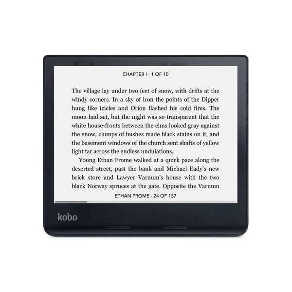 E-book čitač KOBO Rakuten Sage (8" Touch, E Ink Carta, 32GB, WiFi, crni)-1