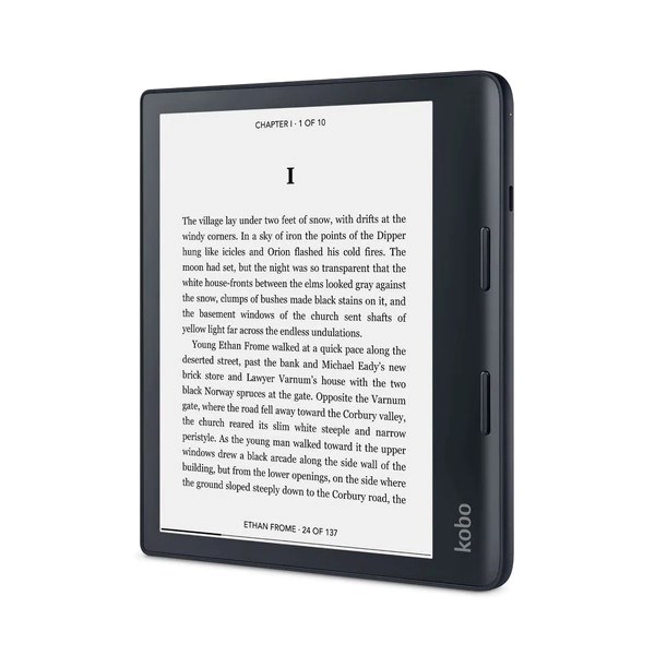 E-book čitač KOBO Rakuten Sage (8" Touch, E Ink Carta, 32GB, WiFi, crni)-3