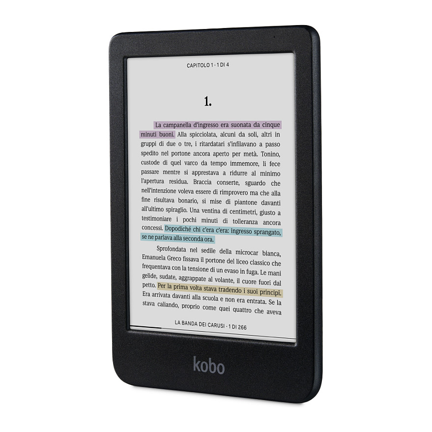 E-book čitač KOBO Rakuten Clara Colour (6" Touch, E Ink Kaleido, 16GB, WiFi, crni)-1