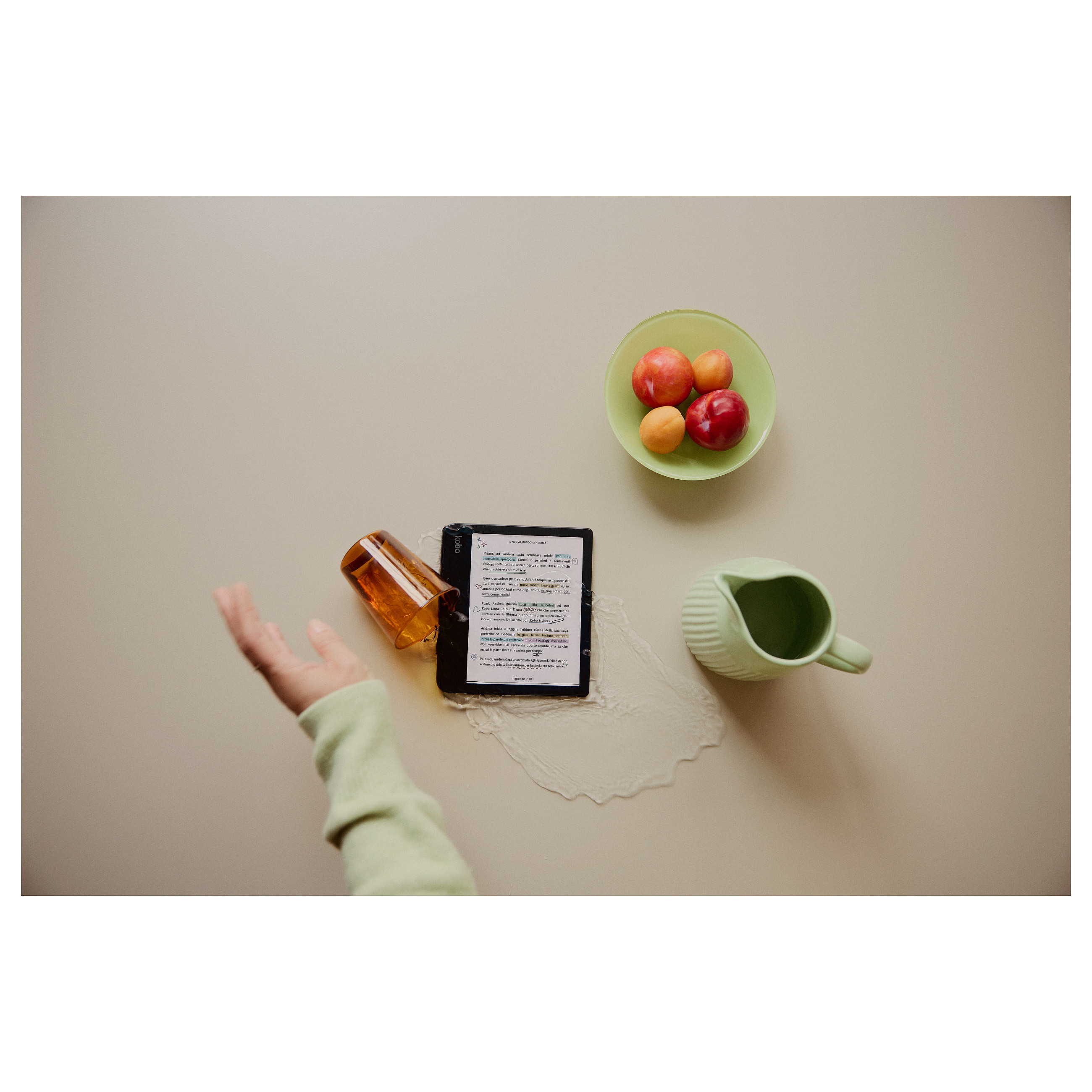 E-book čitač & Notes KOBO Rakuten Libra Colour (7" Touch, E Ink Kaleido, 32GB, WiFi, crni)-16