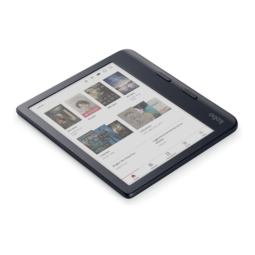 E-book čitač & Notes KOBO Rakuten Libra Colour (7" Touch, E Ink Kaleido, 32GB, WiFi, crni)-3