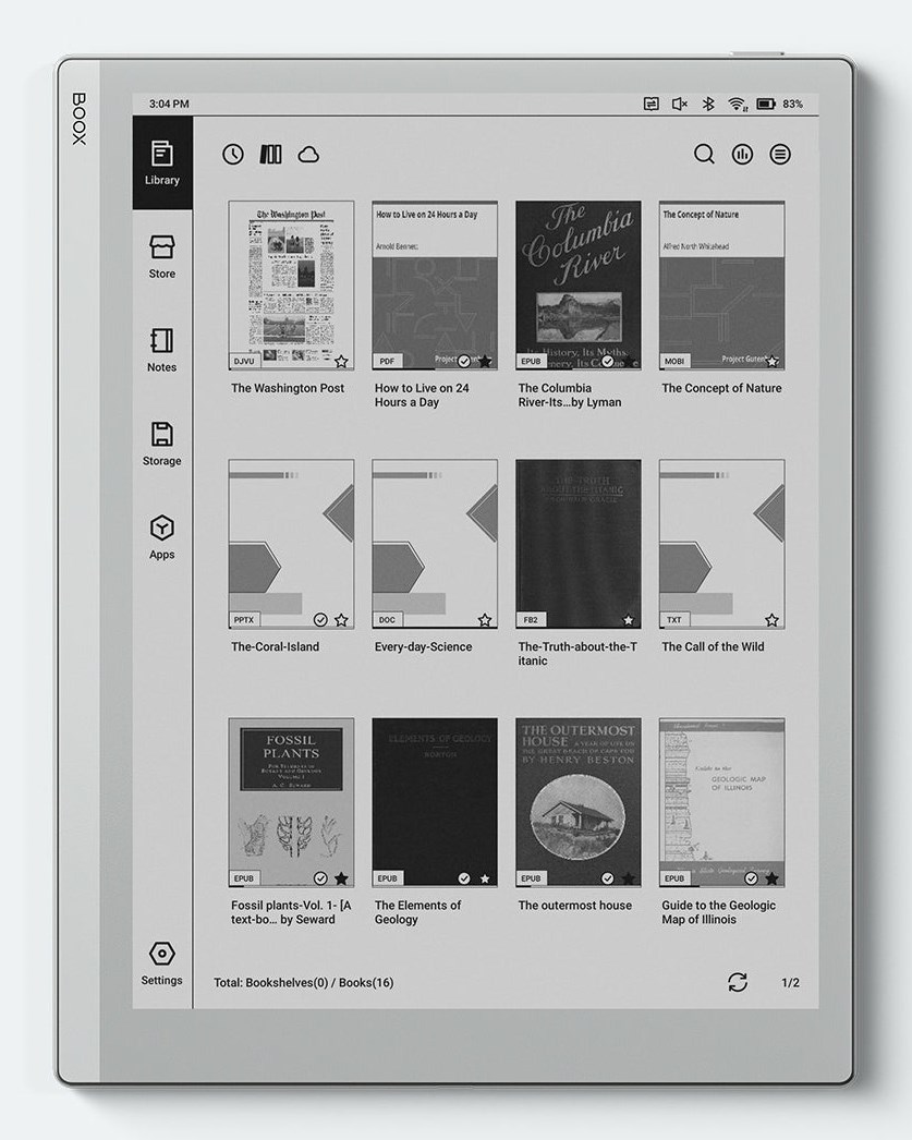 E-Book čitač ONYX BOOX Go 10.3 (10.3", 4GB/64GB, Wi-Fi, Android 12, bijeli)-1