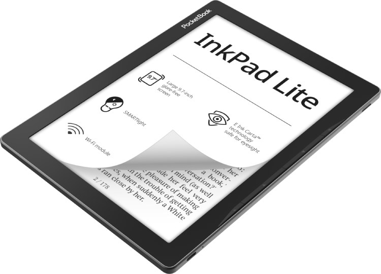 E-book čitač POCKETBOOK InkPad Lite (9.7" Touch, E Ink Carta, 8GB, WiFi, crni, sivi)-2