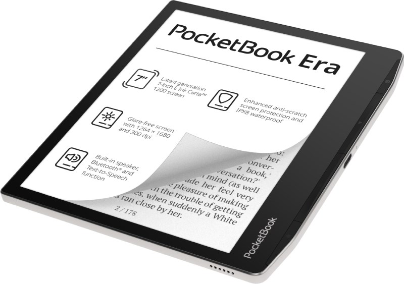 E-book čitač POCKETBOOK 700 Era Silver (7" Touch, E Ink Carta, 16GB, crni, srebrni)