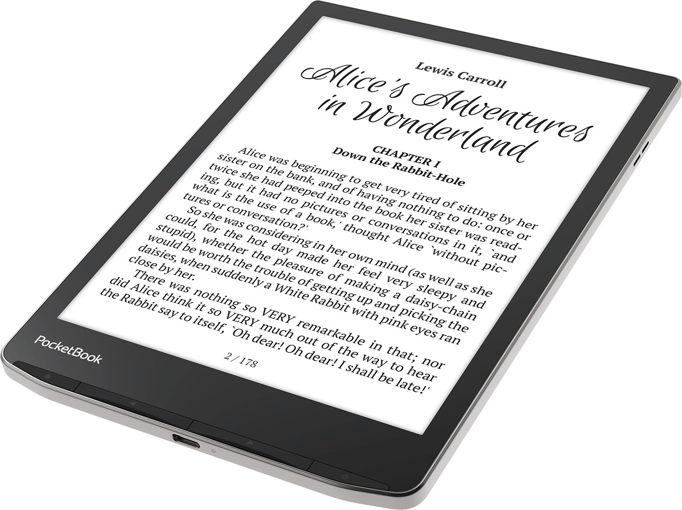 E-book čitač POCKETBOOK InkPad 4 (7.8" Touch, E Ink Carta, 32GB, WiFi, crni, srebrni)-5