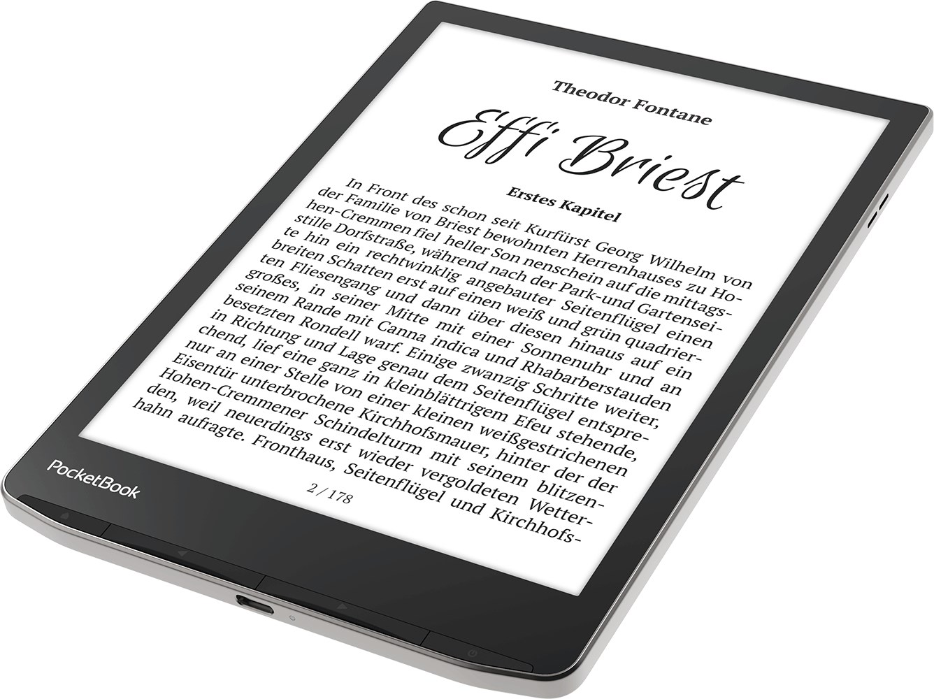 E-book čitač POCKETBOOK InkPad 4 (7.8" Touch, E Ink Carta, 32GB, WiFi, crni, srebrni)-4