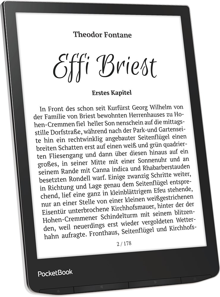E-book čitač POCKETBOOK InkPad 4 (7.8" Touch, E Ink Carta, 32GB, WiFi, crni, srebrni)-3