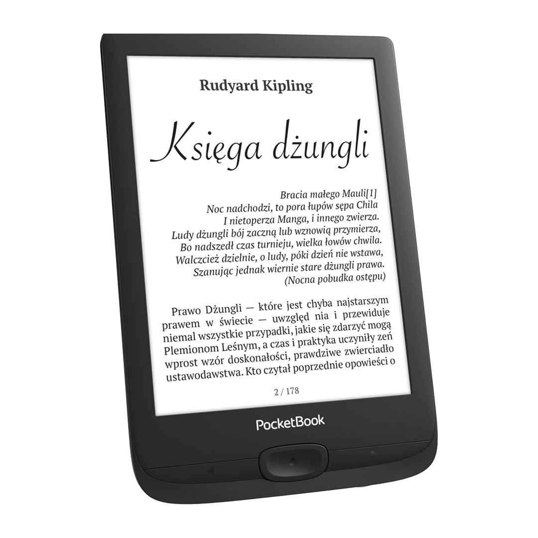 E-book čitač POCKETBOOK 618 Basic Lux 4 (6", Touch, E Ink Carta, 8GB, WiFi, crni)-1