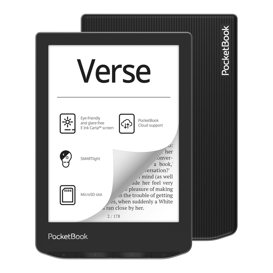 E-book čitač POCKETBOOK Verse (629) (6" Touch, E Ink Carta, 8GB, sivi)-0
