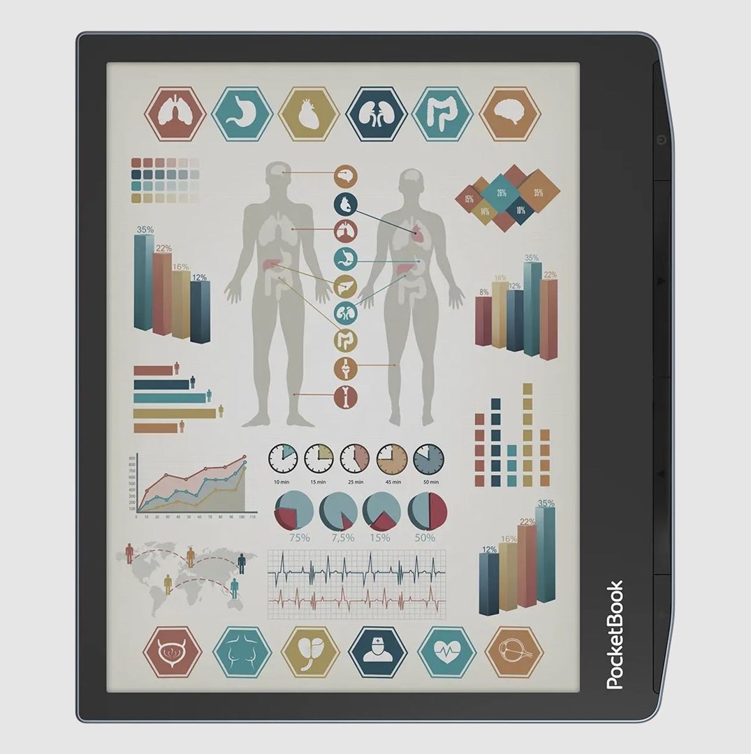 E-book čitač POCKETBOOK Era Color 700 (7" Touch, E-Ink Kaleido 3, 32GB, WiFi, Bluetooth, Stormy Sea)-2