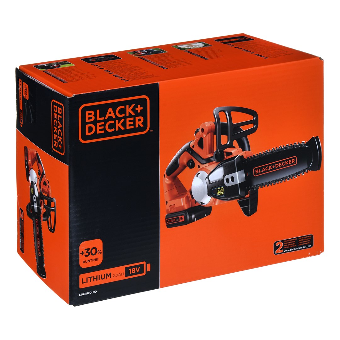 Pila za grane BLACK&DECKER GKC1820L20 (crno/narančasta)-2