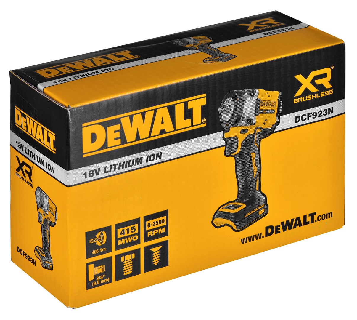 Udarac ključ akumulatorski 3/8" 18V DCF923N DEWALT-6