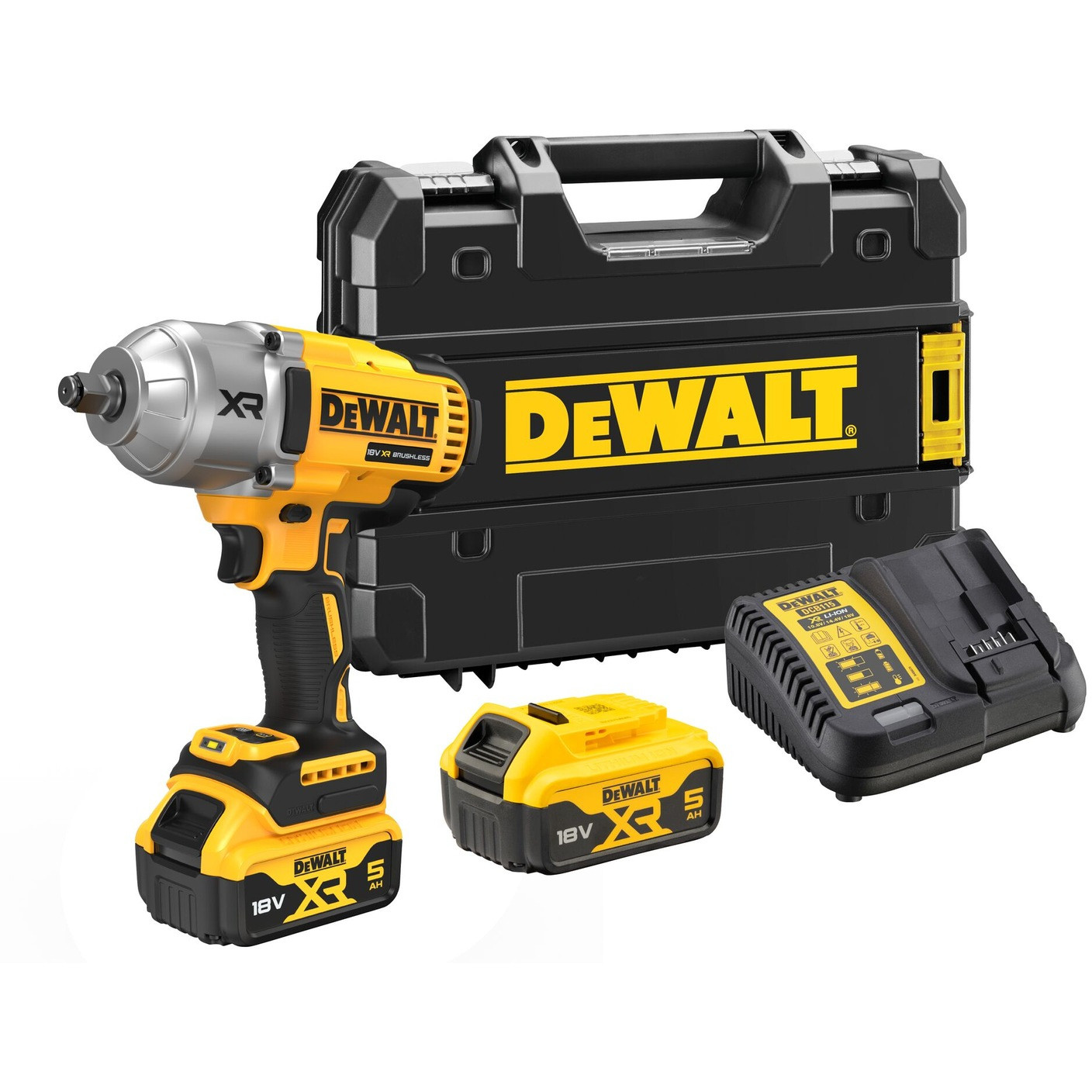 Udarni ključ DEWALT DCF900P2T-QW (1/2", 18V, 2x5.0Ah)-7