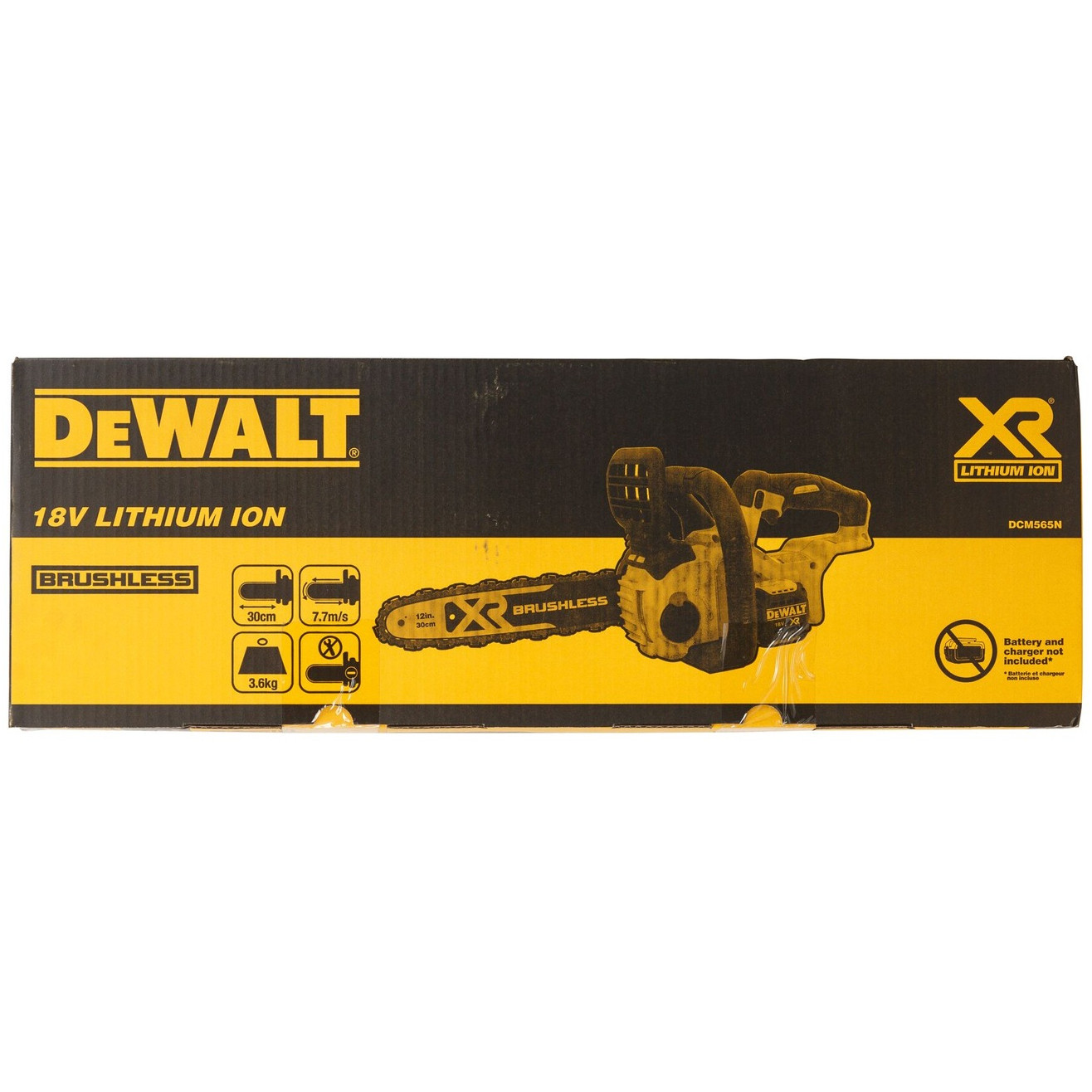 Motorna pila DeWALT DCM565N-XJ (baterijska crna, žuta)-4