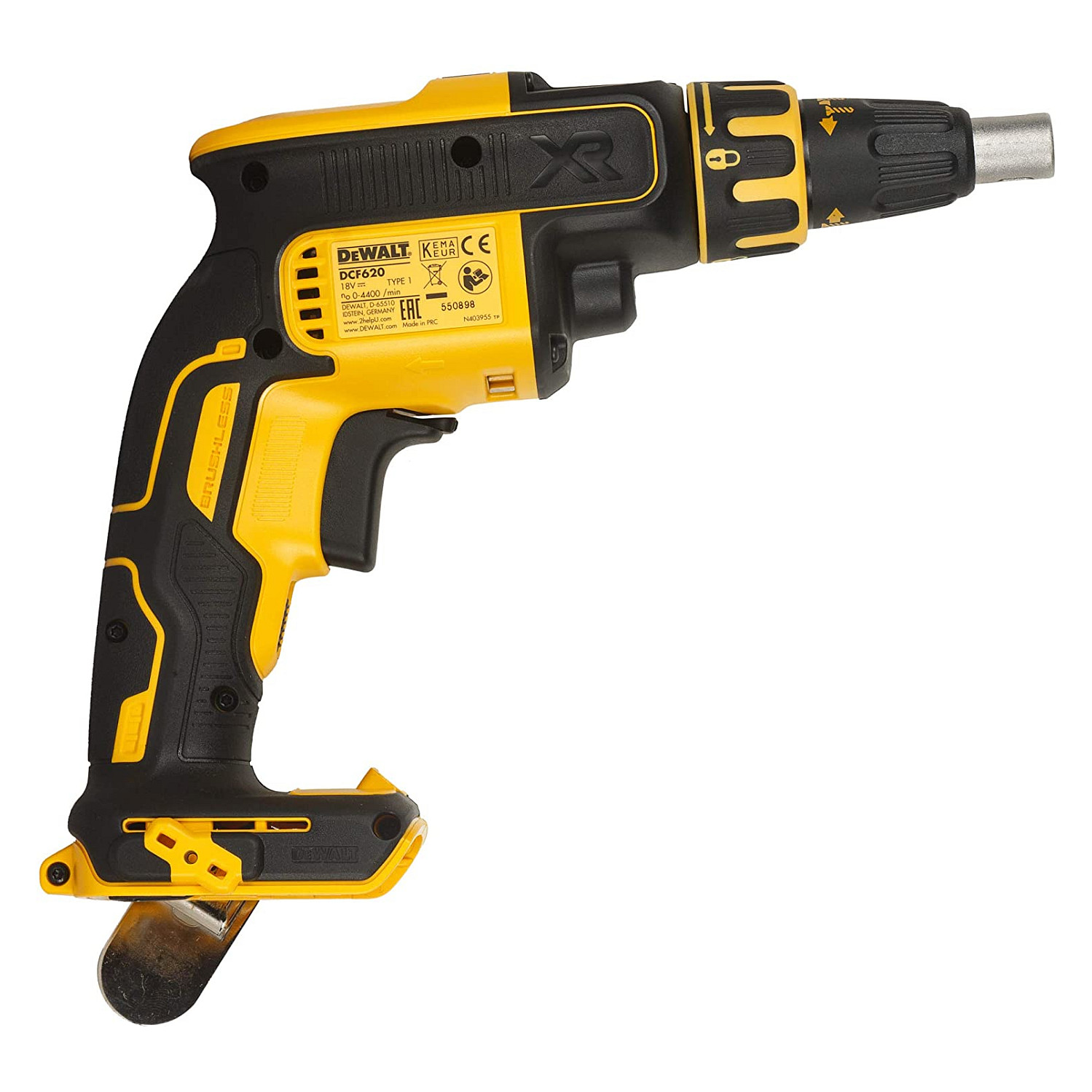 Akumulatorski odvijač za knauf DEWALT DCF620NT (18V XR, 4400 o/min, bez četkica, TSTAK kofer)-1