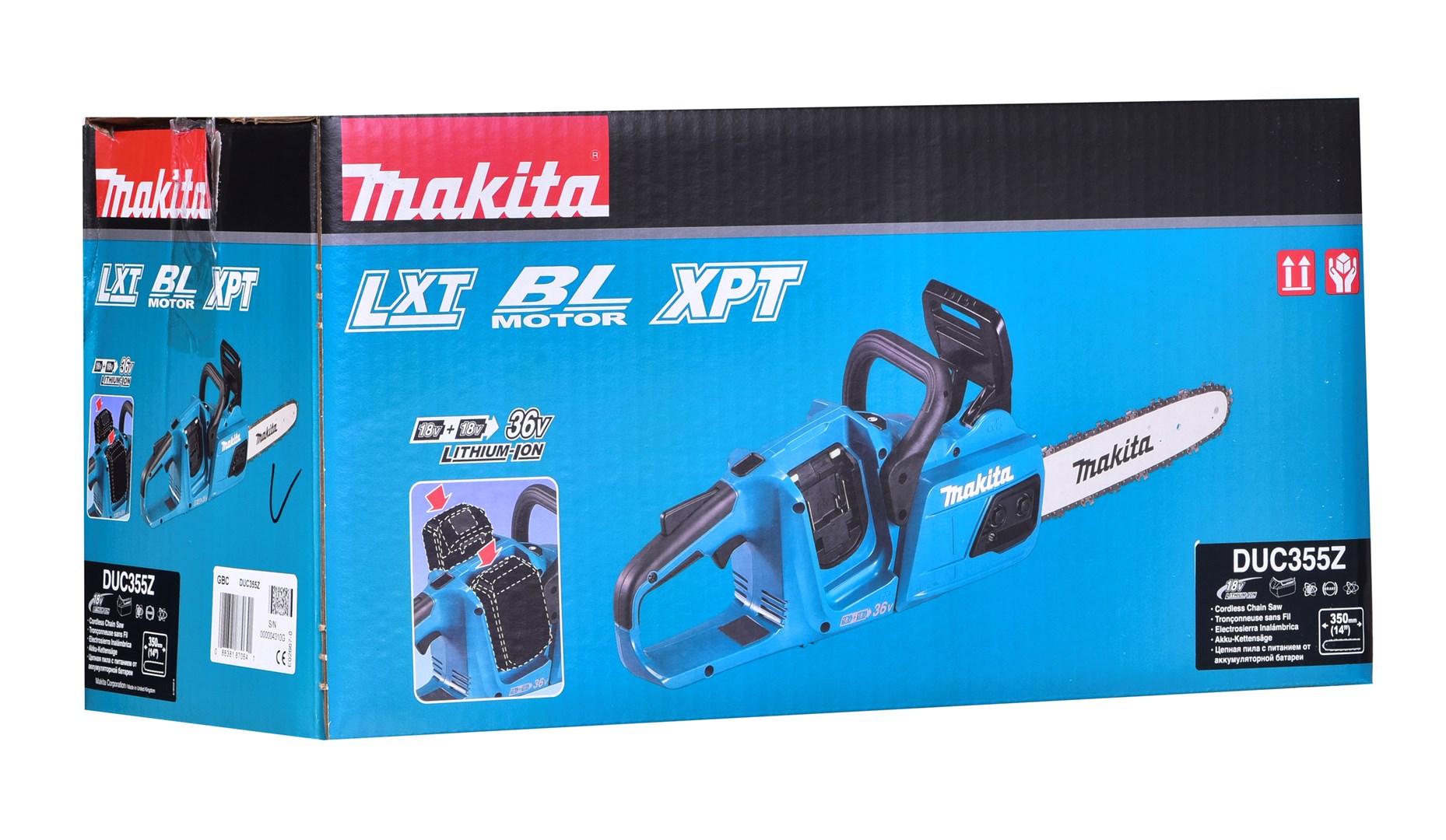 Lančana pila MAKITA DUC355Z (crna, plava)-7