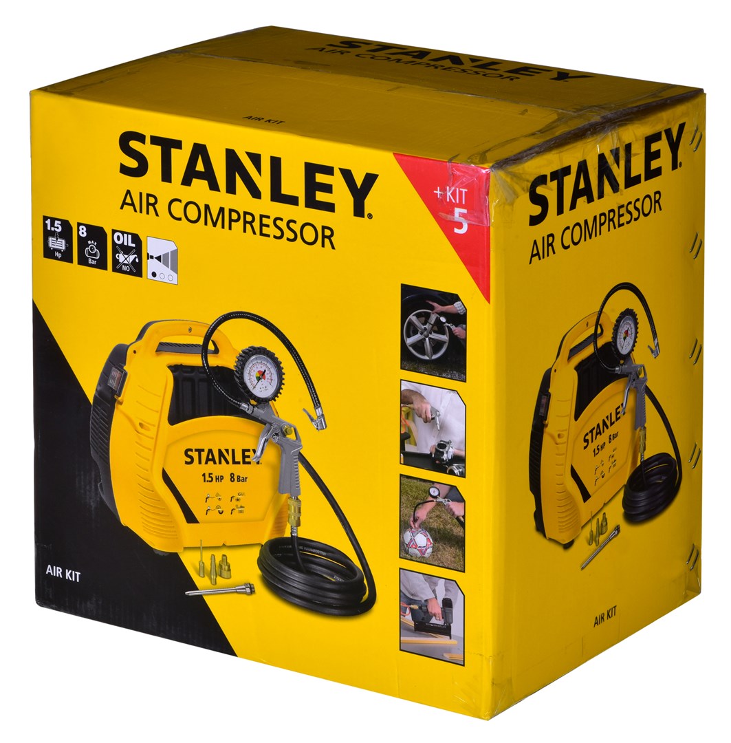 Kompresor bezuljni Air Kit OL 1,1KW 8 bar Stanley-6