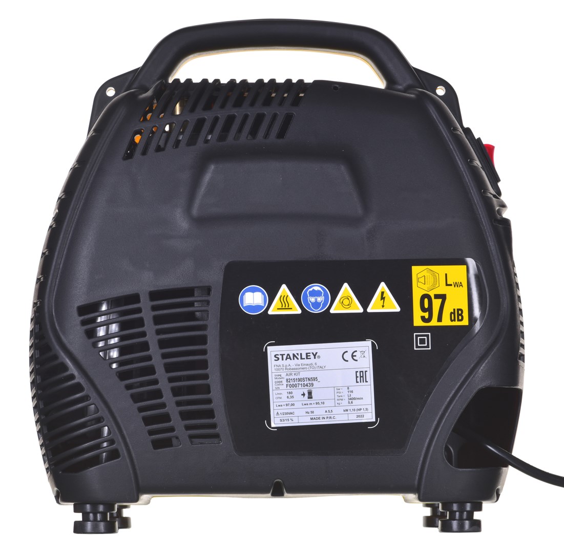 Kompresor bezuljni Air Kit OL 1,1KW 8 bar Stanley-3