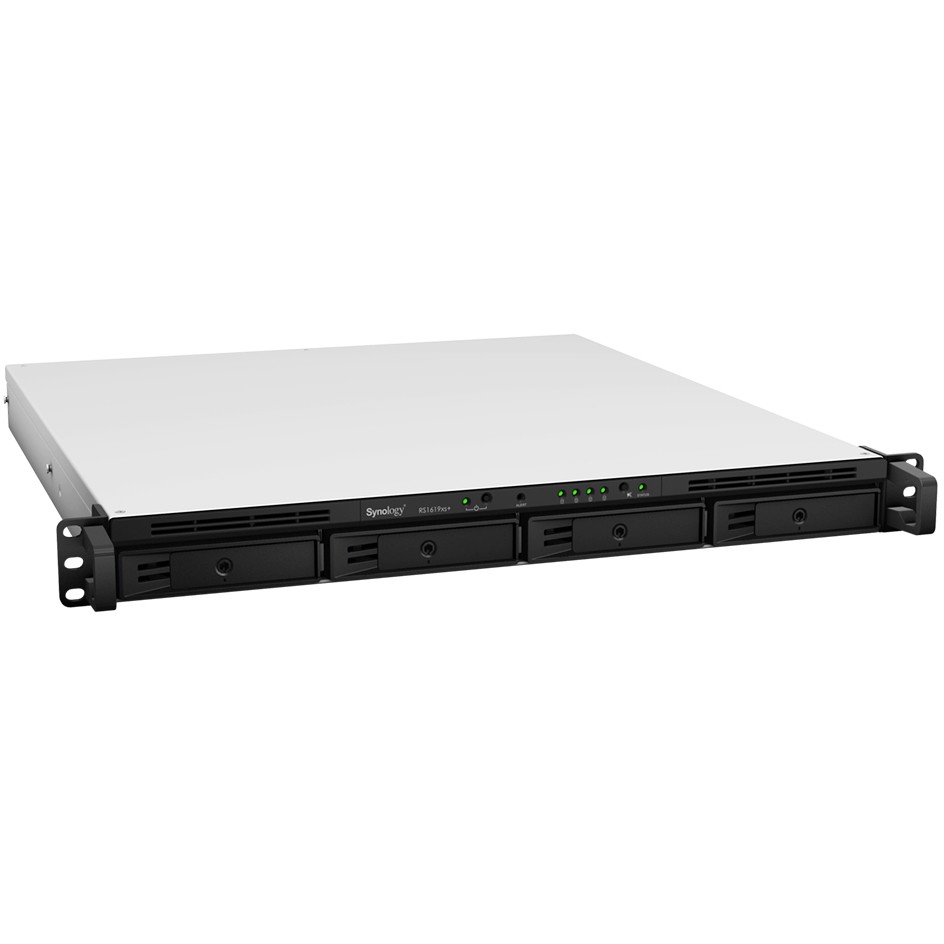 NAS SYNOLOGY RS1619xs+ 1U RACK 4x (3.5" SATA HDD/2.5" SATA HDD) Intel Xeon D-1527 8 GB DDR4 ECC UDIMM (max. 64GB)-5