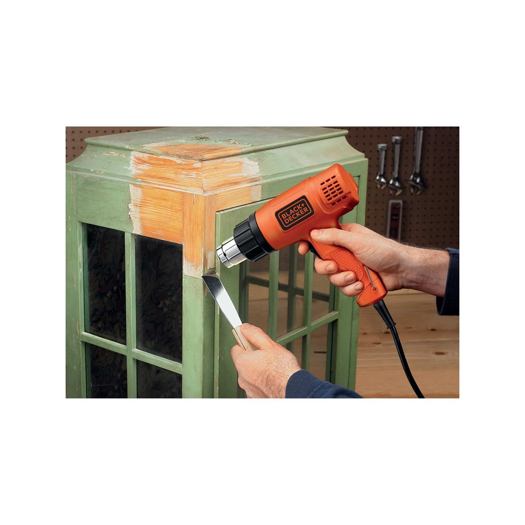 Pištolj za vrući zrak BLACK AND DECKER KX1650-QS (740 l/min, 600 °C, 1750 W) crno/narančasti-5