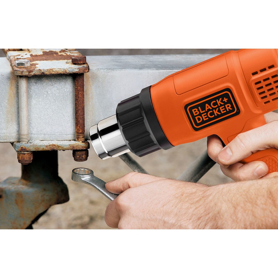Pištolj za vrući zrak BLACK AND DECKER KX1650-QS (740 l/min, 600 °C, 1750 W) crno/narančasti-3