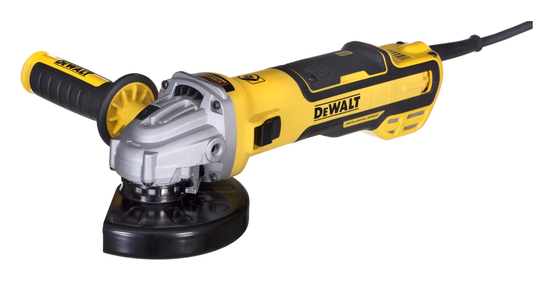 Prijenosna brusilica DEWALT DWE4357-QS (crna, žuta, 10500 okretaja u minuti, 1700 W)-1