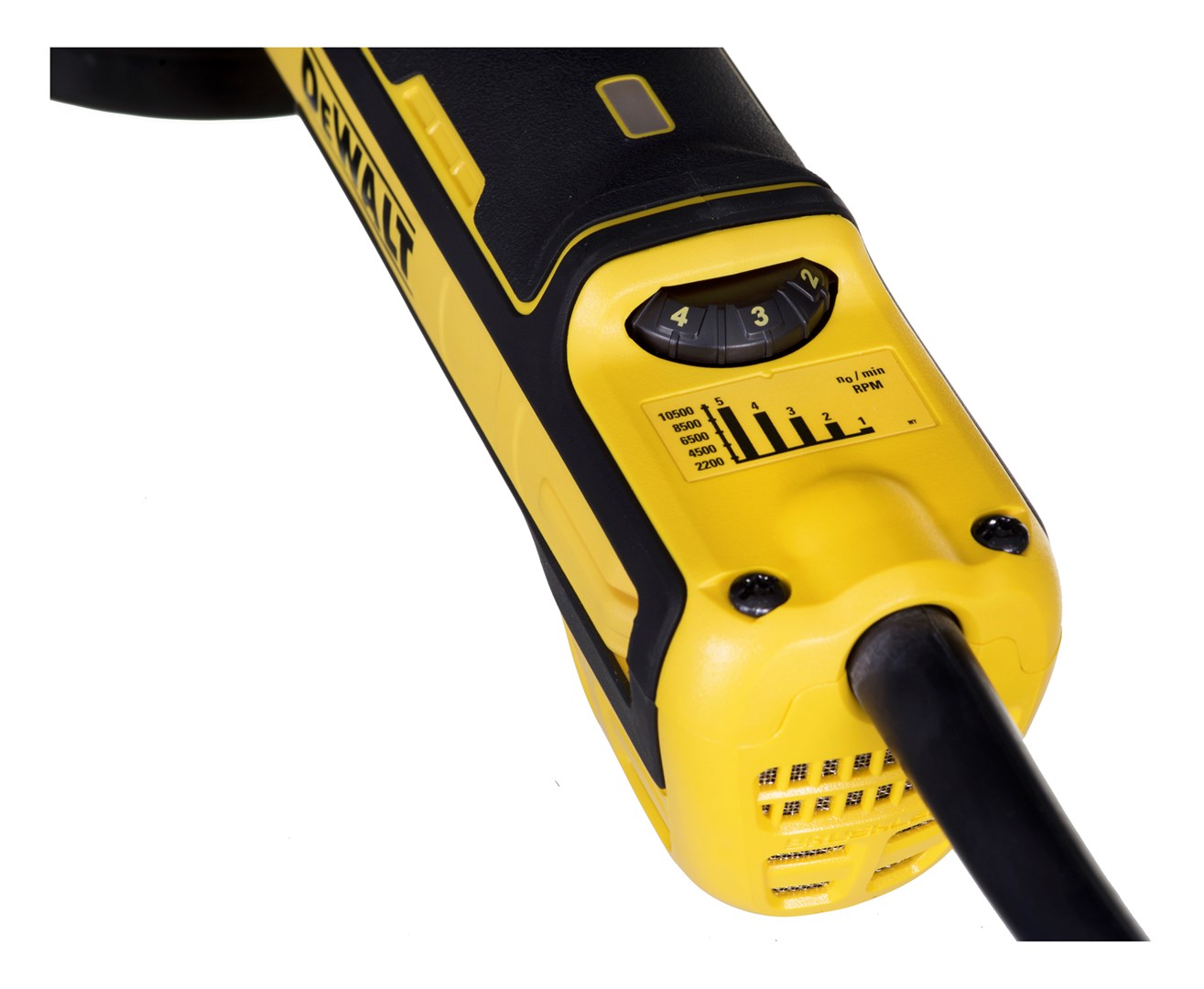 Prijenosna brusilica DEWALT DWE4357-QS (crna, žuta, 10500 okretaja u minuti, 1700 W)-6