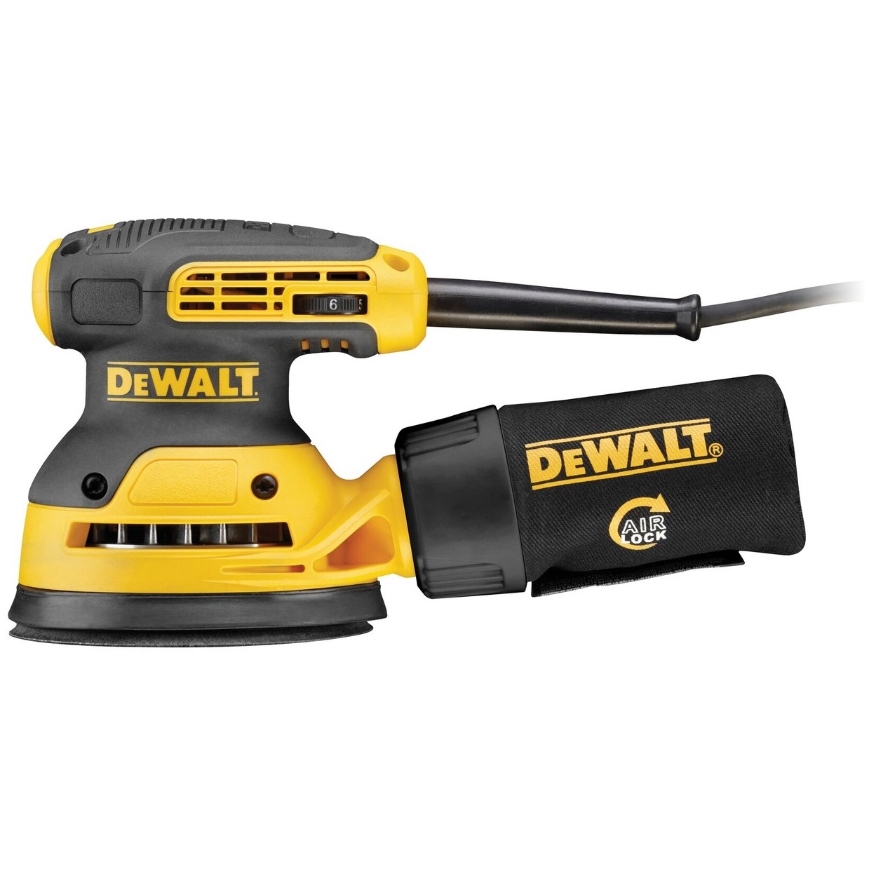 Prijenosna brusilica DeWALT DWE6423-QS (orbitalna, 12000 OPM, 280 W) crna, žuta-0