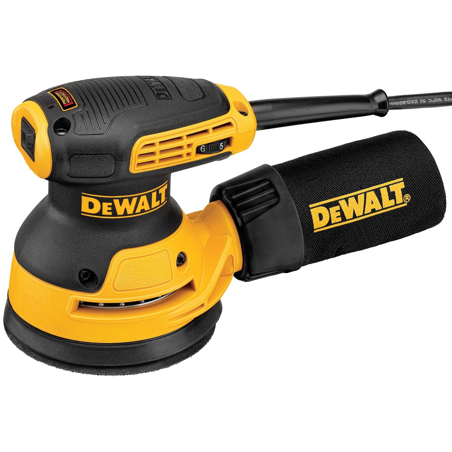 Prijenosna brusilica DeWALT DWE6423-QS (orbitalna, 12000 OPM, 280 W) crna, žuta-2