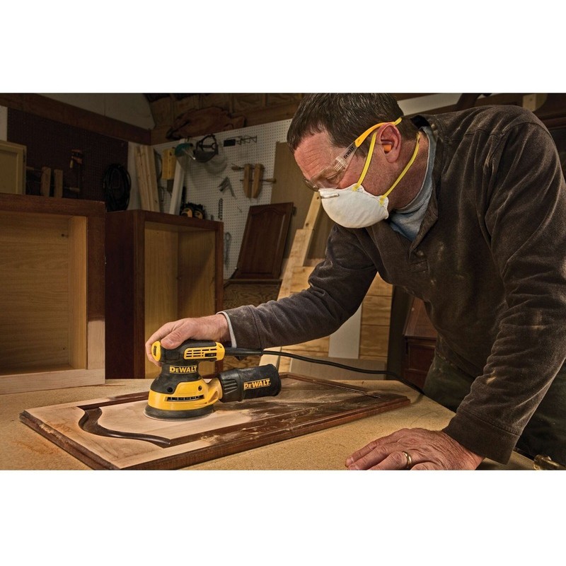Prijenosna brusilica DeWALT DWE6423-QS (orbitalna, 12000 OPM, 280 W) crna, žuta-4